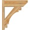 Ekena Millwork Merced Slat Rough Sawn Outlooker, Western Red Cedar, 8"W x 24"D x 28"H OUT08X24X28MRC06RWR - alternate 2